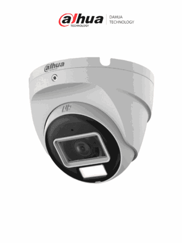 DAHUA DH-HAC-T2A51N-U-IL-A- Cámara Domo 5 MP Serie Cooper/ Lente 2.8 mm con Apertura de Hasta 100°/ Iluminación Dual Inteligente/ Micrófono Integrado/ Iluminación de Hasta 30Mts IR + 20Mts Luz Calida/ Metal/ IP67/ Para Exterior #LoNuevo #OD #COD #CD