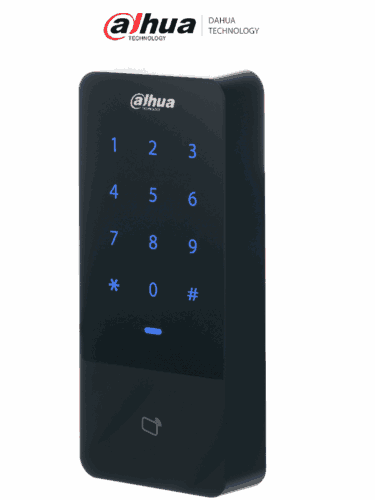 DAHUA DHI-ASI1201E-D-V1 Control de Acceso Independiente con teclado touch y tarjetas ID / 30,000 Usuarios / 60,000 Registros  / TCP / IP /  Soporta lectora esclavo Wiegand y RS-485 / Uso Exterior IP66/ Salida de voltaje 12v 1A / DSS Pro #ASE