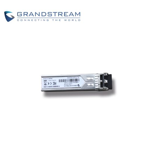 TRANSCEPTOR DE FIBRA OPTICA MULTIMODO GRANDSTREAM F-MM850-550M-1.25G / VELOCIDAD DE TRANSMISIÓN 1.25GBPS / CONECTOR LC DUPLEX / 850NM DE LONGITUD DE ONDA / DISTANCIA MÁXIMA 550M
