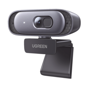 Cámara Web 2K con Micrófono Integrado | Cancelación de Ruido | Corrección de Luz Automática | Vista Amplia de 91° | Rotación Flexible de 360° | Cubierta de privacidad | Incluye Cable USB de 2M.