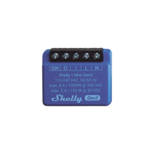 Mini Interruptor inteligente con Wi-Fi, contacto seco, 1 canal 8A, compatible con asistentes de voz Alexa y GoogleHome