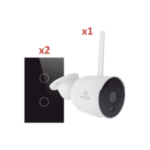 (Wifi) KIT 1 camara Wifi y 2 apagadores inteligentes Wifi
