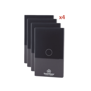 (Wifi) KIT 4 apagadores inteligentes Wifi compatibles con Alexa y GoogleHome