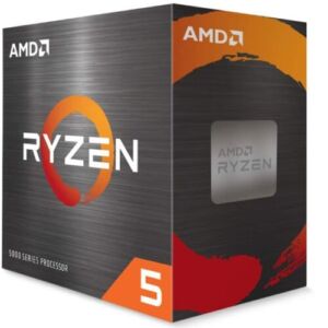 Procesador - AMD RYZEN 5 5500 - 6 núcleos, Socket AM4, Incluye Ventilador, Se requiere una tarjeta gráfica independiente.
