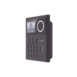 Terminal Min Moe WiFi con Batería de Respaldo / Administrable por Smartphone o Nube /  Acceso y Asistencia /  Huella, Facial y Tarjetas MIFARE /  500 rostros y 1,000 Huellas y Tarjetas / Detección de Cubrebocas / HikConnect / HIK-IA