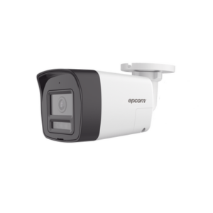 [Audio Bidireccional + Dual Light + ColorVu] Bala TURBOHD 4K (8 Megapixel) / Lente 2.8 mm / 30 mts IR EXIR + 20 mts Luz Blanca / Micrófono y Bocina Integrado / Exterior IP67 / Metal / dWDR