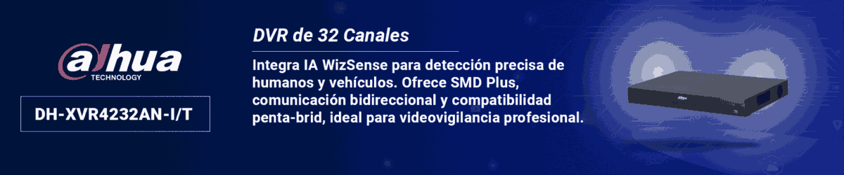 DAHUA DH-XVR4232AN-I-T - DVR de 32 Canales de 1080P Lite WizSense/ HDCVI X PLUS/ Audio Bidireccional/ H.265+/ Codificación IA/ 2 Bahías de DD/ 16 Ch con SMD Plus/ Búsqueda Inteligente/ Compatible con Dolink Care - Image 2