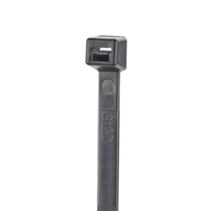 Cincho de Nylon 6.6 StrongHold™, 160mm largo x 2.5mm ancho, Color Negro, Exterior Resistente a Rayos UV, Paquete de 100pz