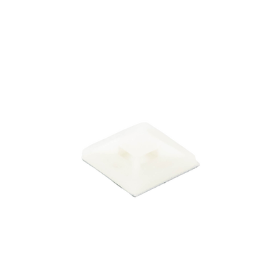 Montaje-Sujetador Adhesivo STRONGHOLD de 4 Vías de 1" x 1" x 1/4", Color Natural, Nylon 6.6 Retardante de Llamas V-2, Paquete de 100pz - Image 2