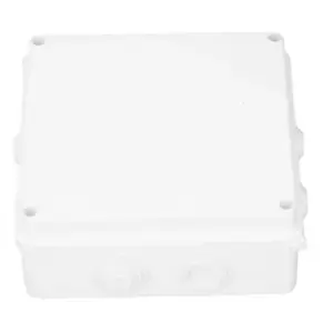 SAXXON PB150 - Caja de conexiones con 8 entradas / PVC libre de halógenos / Compatible con cámaras Bullet / Domo / Dimensiones 150 x 150 x 70 mm (Ancho x Alto x Fondo) / IP55