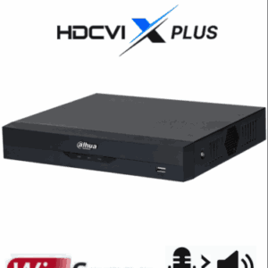 DAHUA DH-XVR5104HS-I3/T - DVR de 5MP Lite con WizSense/ HDCVI X PLUS/ Soporta 4 canales + 2 IP o hasta 6 canales IP/  Audio Bidireccional en los 4 Canales/  Reconocimiento facial y protección perimetral en 1 canal/ incluye SDM Plus, codificación H.265+
