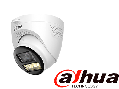 DAHUA DH-HAC-HDW1500TQN-IL-T - Cámara Domo 5MP/ Mic Integrado y Audio Bidirec/ Iluminación Dual Mediante IR y Luz Calida/ Hasta 40 Mts de Iluminación/ Lente de 2.8mm Apertura Hasta 111°/ 3DNR Para Reducción de Ruido/ IP67/ Policarbonato + Metal - Image 2