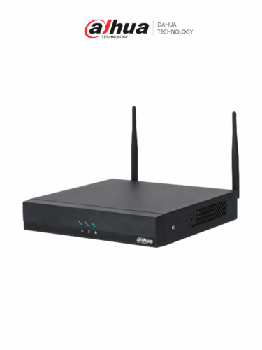 DAHUA DHI-NVR2104HC-W - NVR WiFi de 4 Megapixeles/ 4 Canales IP/ H.265/ Salidas HDMI &VGA/ 1 Bahía de Disco Duro/ 1 E&S de Audio/ Onvif/ Emparejamiento Automático con IPC WiFi de Dahua/
