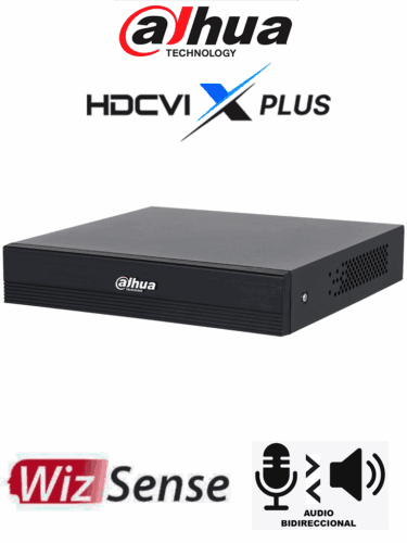 DAHUA DH-XVR1B04H-I/T - DVR de 4 canales 5MP Lite WizSense y H.265+/ HDCVI X PLUS/ Soporta 4 Canales + 2 IP o Hasta 6 Canales IP/ Audio Bidireccional en los 4 Canales/ SMD Plus y Búsqueda Inteligente de Humanos y Vehículos/ Compatible con Dolink Care