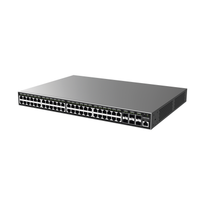 Switch Gigabit PoE+ Administrable / 48 puertos 10/100/1000 Mbps + 6 Puertos SFP+ / Hasta 400W / Compatible con GWN Cloud. - Image 4