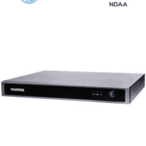 VIVOTEK ND9426P - NVR 16 canales con 2 bahías y 16 puertos PoE GE, además de HDMI 4K y VGA, ciberseguridad Trend Micro, Deep Search y Smart VCA Search, compatible con NDAA y ONVIF.