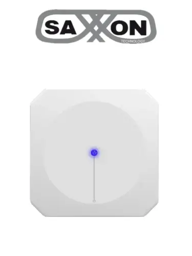 SAXXON SAXVR6 - Lectora de Tarjetas UHF para Control de Acceso Vehicular Alcance de Lectura de 6 metros / Frecuencia 902 MHz - 928 MHz / Encríptale / Conexión por USB / Compatible con Enrolador FC06