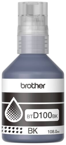 Tinta - Botella de tinta Brother BTD100BK negro - rendimiento aproximado 7, 500 páginas, compatible con DCPT230, DCPT530DW, DCPT730DW, MFCT930DW