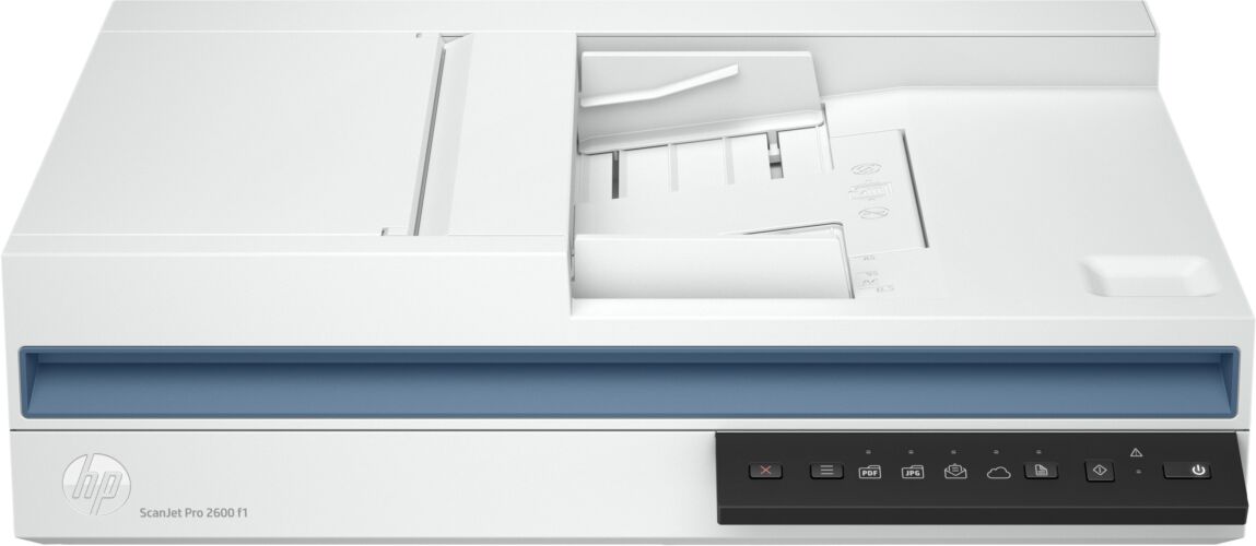 Escáner - Escáner HP ScanJet Pro 2600 f1 20G05A - 216 x 3100 mm - Base plana y ADF, CIS, 1500 páginas, 25 ppm/50 ipm