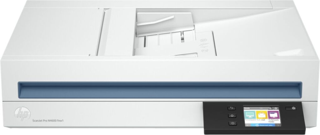 Escáner - Escáner HP ScanJet Pro N4600 fnw1 20G07A - 216 x 5362 mm - ADF, CIS, 6000 páginas, 40 ppm/80 ipm