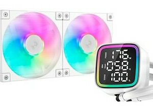 Enfriamiento liquido - Enfriamiento Liquido Gaming DEEPCOOL LD240 WH (R-LD360-WHDMMN-G-1) - ARGB, Blanco, 240mm, 2400RPM, Socket LGA 1851, 1700/ AM5