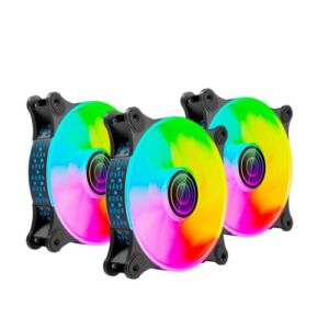 Kit de ventiladores - KIT DE VENTILADORES NA-0962 ARGB  6PINES VENTILADOR DE 120 MM -