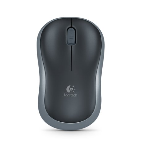 Mouse - Mouse LOGITECH M185 - Negro, 2 botones, RF inalámbrico, Óptico