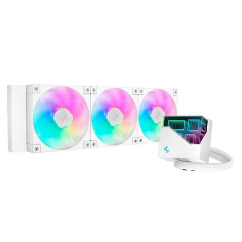 Enfriamiento y Ventilación - Enfriamiento Liquido DeepCool LT360 ARGB - 3x120mm, 600-2400 RPM Blanco R-LT360-WHAMNC-G-1