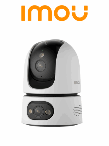IMOU IPC-S2XEN-10M0S - Ranger Dual Pro 10MP, detección de sonidos humanos, de mascotas y anormales Llamada con un solo toque con sonido más alto Visión nocturna inteligente a todo color Wi-Fi 6 de doble banda