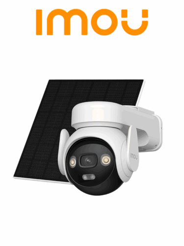 IMOU IPC-B7ED-5M0TEA-AM/FSP14 - AOV PT 5MP KIT AM  Grabación continua durante 365 días (AOV)  Batería de duración ilimitada  Conexión dual 4G+Wi-Fi  Detección humana con IA  Imagen 3K UHD