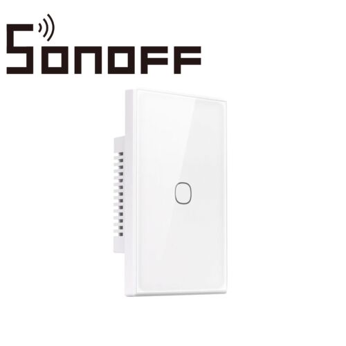 APAGADOR DE PARED TOUCH TX GEN2 SONOFF T6-1C-120M / 1CH ON/OFF INALAMBRICO / WIFI 2.4GHZ / COLOR BLANCO / MATTER COMPATIBLE APPLE HOME/ALEXA/GOOGLE HOME/SMARTTHINGS/IFTT / APP IOS Y ANDROID / HASTA 10AMP POR CANAL