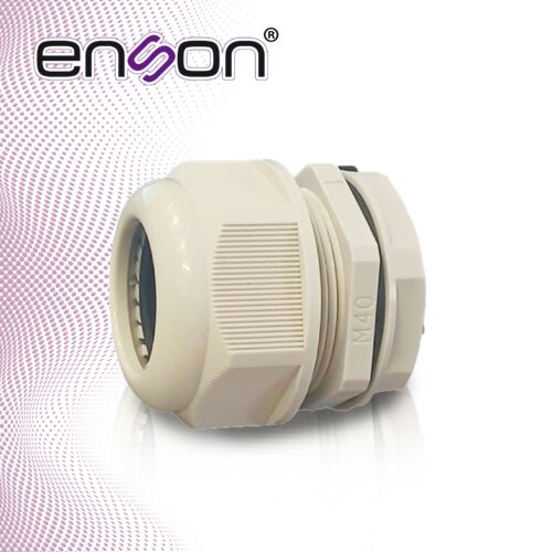 GLANDULA PLASTICA ENSON ENS-CG40 PARA CAJAS PLASTICAS / DIAMETRO DE CONEXION 40 MM / BRINDA SUJECION SEGURA Y SELLADO CONTRA POLVO Y AGUA / RECOMENDADA PARA INSTALACIONES EXIGENTES Y CAJAS DE MAYOR TAMANO / COMPATIBLE CON MODELOS ENS-NEM22 / ENS-NEM30