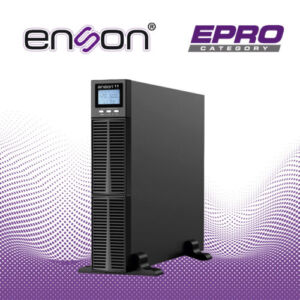 UPS ENSON ENS-OL1000RT / 1000VA-1000W / TOPOLOGIA ON-LINE DOBLE CONVERSION / FACTOR DE POTENCIA 1.0 / PANTALLA LCD / VOLTAJE DE ENTRADA-SALIDA 100V - 110V - 120V - 127V
