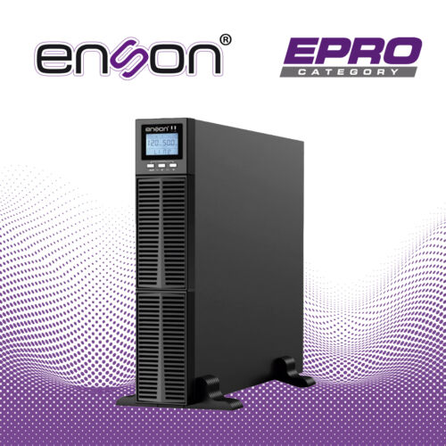 UPS ENSON ENS-OL1000RT / 1000VA-1000W / TOPOLOGIA ON-LINE DOBLE CONVERSION / FACTOR DE POTENCIA 1.0 / PANTALLA LCD / VOLTAJE DE ENTRADA-SALIDA 100V - 110V - 120V - 127V