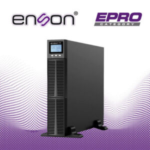 UPS ENSON ENS-OL2000RT / 2000VA-2000W / TOPOLOGIA ON-LINE DOBLE CONVERSION / FACTOR DE POTENCIA 1.0 / PANTALLA LCD / VOLTAJE DE ENTRADA-SALIDA 100V - 110V - 120V - 127V