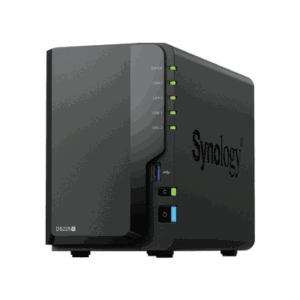 NAS DiskStation DS225+ | 2 Bahías | Intel Celeron J4125 | 2 GB DDR4 | Hasta 40 TB | Puertos 1GbE y 2.5GbE | USB 3.2 Gen 1 | Compatible con RAID | Synology DSM.