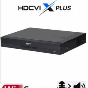 DAHUA DH-XVR5116HE-4KL-I3/T - DVR 16 Canales 4K WizSense/ HDCVI X PLUS/ Audio Bidireccional/ Reconocimiento Facial/ SMD Plus/ Protección Perimetral/ Entradas y Salidas de Alarma/ 16 Canales más 16 Canales IP/ Compatible con Dolink Care