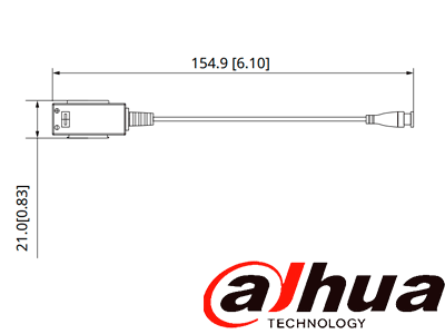 DAHUA DH-PFM800-N - Par de transceptores pasivos HDCVI 4K / 1 canal de transmisión de video / 720P hasta 400m (1312.34ft) 1080Phasta 250m(820.21ft) /  UTP CAT 5E & CAT6 / Anti intertferencia hasta 60db / Compatible con formatos HDCVI, AHD, TVI y CVBS - Image 3