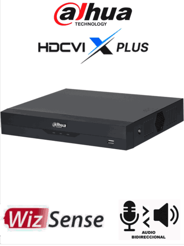 DAHUA DH-XVR5108HS-4KL-I3/T - DVR 4K de 8 Canales WizSense/ HDCVI X PLUS/ Audio Bidireccional/ Acupick/ SMD Plus/ H.265+/ Protección Perimetral y Reconocimiento Facial/ Compatible Dolink Care