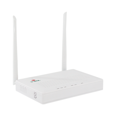 ONU Dual G/EPON / Wi-Fi 2.4 GHz / 4 Puertos LAN Gigabit / 2 Antenas 5 dBi / Gestión Remota / Consumo 10W