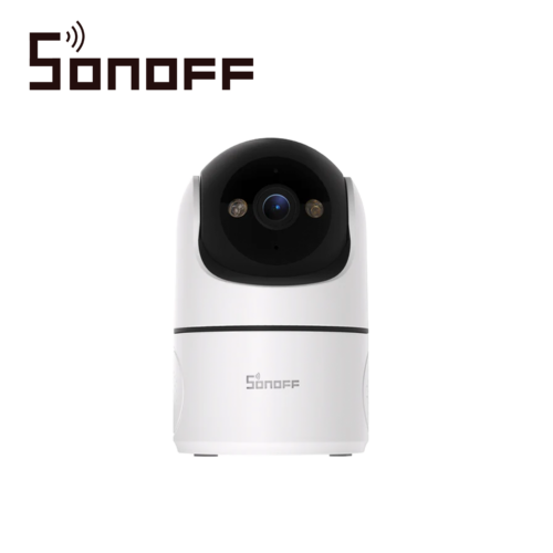 CAMARA DE SEGURIDAD PARA INTERIORES SONOFF CAM-PT2/ RESOLUCION FULL HD DE 1080P/ WIFI 2.4 GHZ / AUDIO BIDIRECCIONAL/ CON IA QUE DETECTA EL MOVIMIENTO HUMANO/ REQUIERE ADAPTADOR DE ENERGIA / ADAPTADOR NO INCLUIDO
