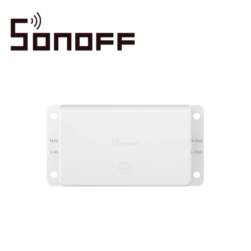 INTERRUPTOR ON/OFF SONOFF BASIC-1GS INALAMBRICO / MATTER / WIFI PARA SOLUCIONES DE SMART HOME/ COMPATIBLE CON GOOGLE HOME / ALEXA / APPLE HOME / HOME ASSISTANT / HASTA 10 AMP
