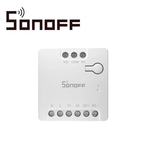 INTERRUPTOR INTELIGENTE MATTER  SALIDA PULSO SECO  SONOFF MINI-D / COMPATIBLE  SOLUCIONES  DE CC DE BAJA  POTENCIA  MAXIMO  8W / CORTINAS/ MOTORES PEQUEÑOS / RIEGO/ SALIDA DE RELEVADOR NO Y NC / CONTROL DE ACCESO/ COMPATIBLE  CON  GOOGLE HOME / ALEXA / APPLE HOME / HOME ASSISTANT