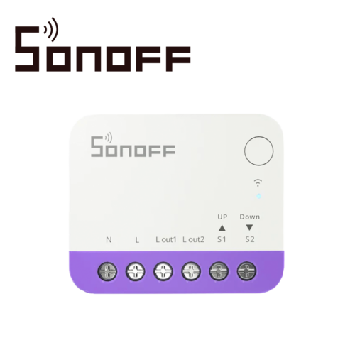 MINI INTERRUPTOR ON/OFF WIFI PARA PERSIANAS SONOFF MINI-RBS COMPATIBLE CON GOOGLE HOME/ ALEXA/APPLE HOME / MATTER / CONTROLABLE DESDE LA APP / WIFI 2.4 GHZ/ CARGA DE 1 AMP MAXIMO