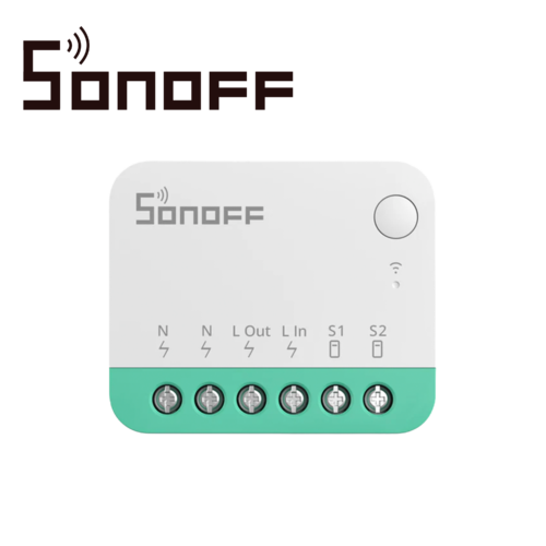 MINI INTERRUPTOR INWALL  ON/OFF SONOFF MINIR4M /  WIFI 2.4GHZ/ MATTER / CONTROLA  UN APAGADOR / SOLUCION DE SMART HOME / COMPATIBLE  CON GOOGLE HOME / ALEXA / APPLE HOME /CORRIENTE  MAXIMA  10 AMP