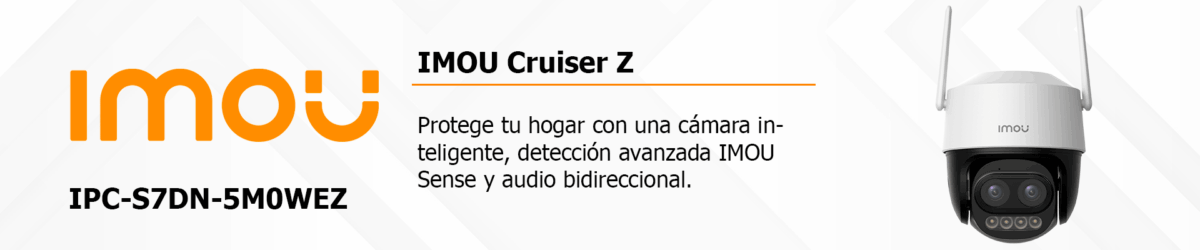 IMOU Cruiser Z (IPC-S7DN-5M0WEZ-imou)- Cámara IP PT Dual Wifi Full Color de 5MP/ Lente Fijo de 5 Megapíxeles/ IMOU Sense/ 56 Metros de Iluminación Nocturna/ Micrófono y Altavoz Integrados/ Audio Bidireccional / 12X Zoom / IP66 - Image 10