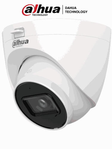 DAHUA DH-HAC-HDW1801TQN-A-0280B-S3-DIP - Cámara Domo 4k/ 8 Megapíxeles con Micrófono Integrado/ Lente de 2.8mm/ 106 Grados de Apertura/